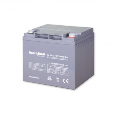 Northbatt 50-12 EV Motive Battery 12V c20 50Ah