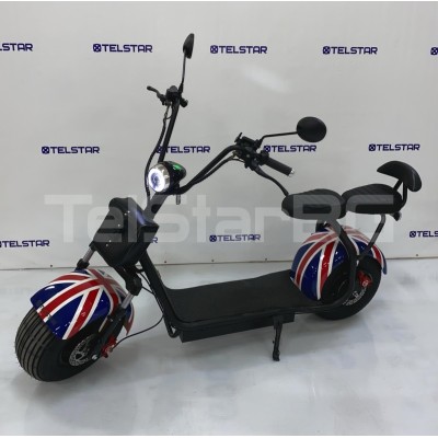 Ηλεκτρικό σκούτερ TELSTAR BIG CITY HARLEY X2 1500W 60V 13Ah LED
